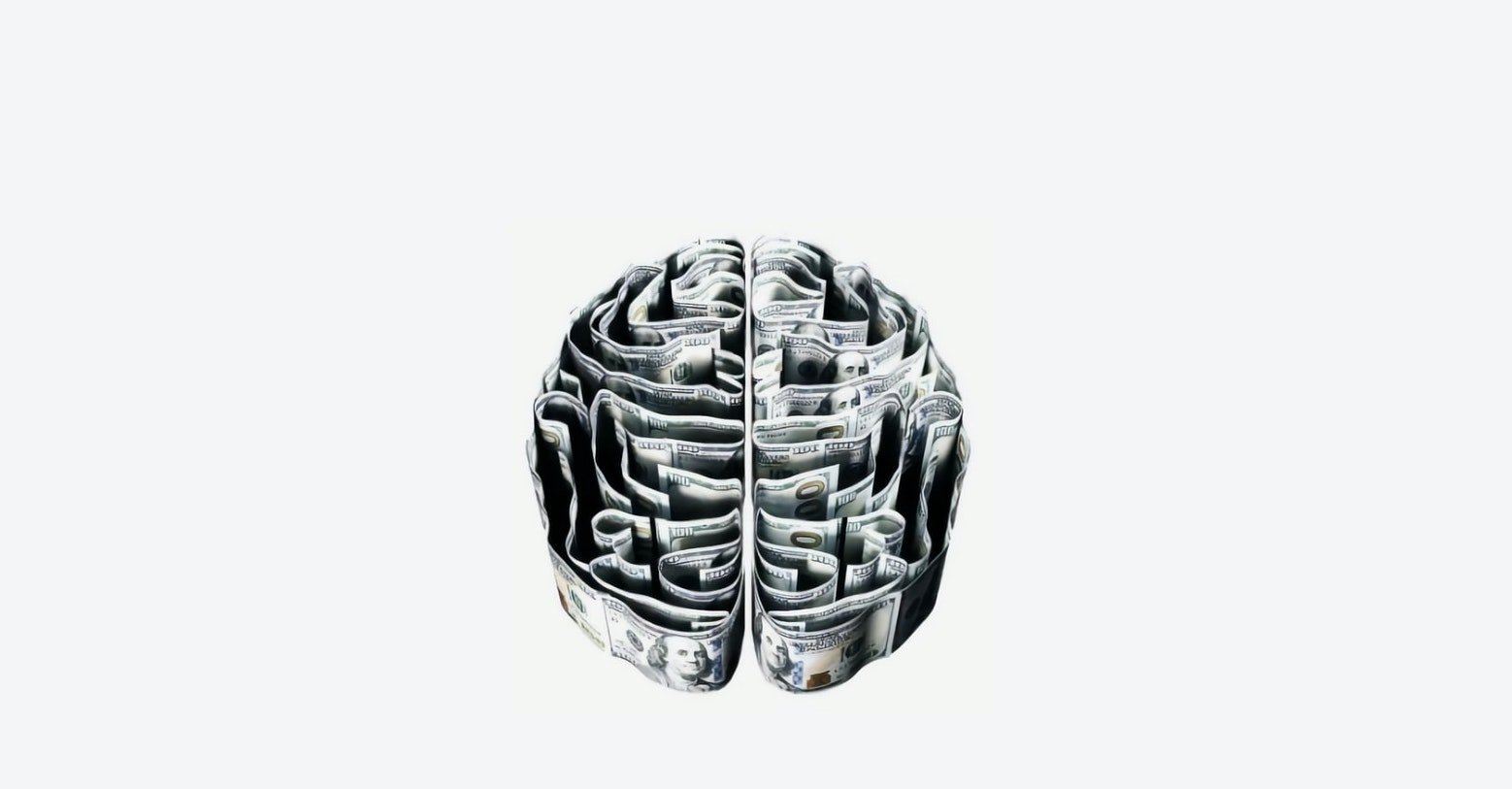 An image of a brain with the insides looking like a maze.